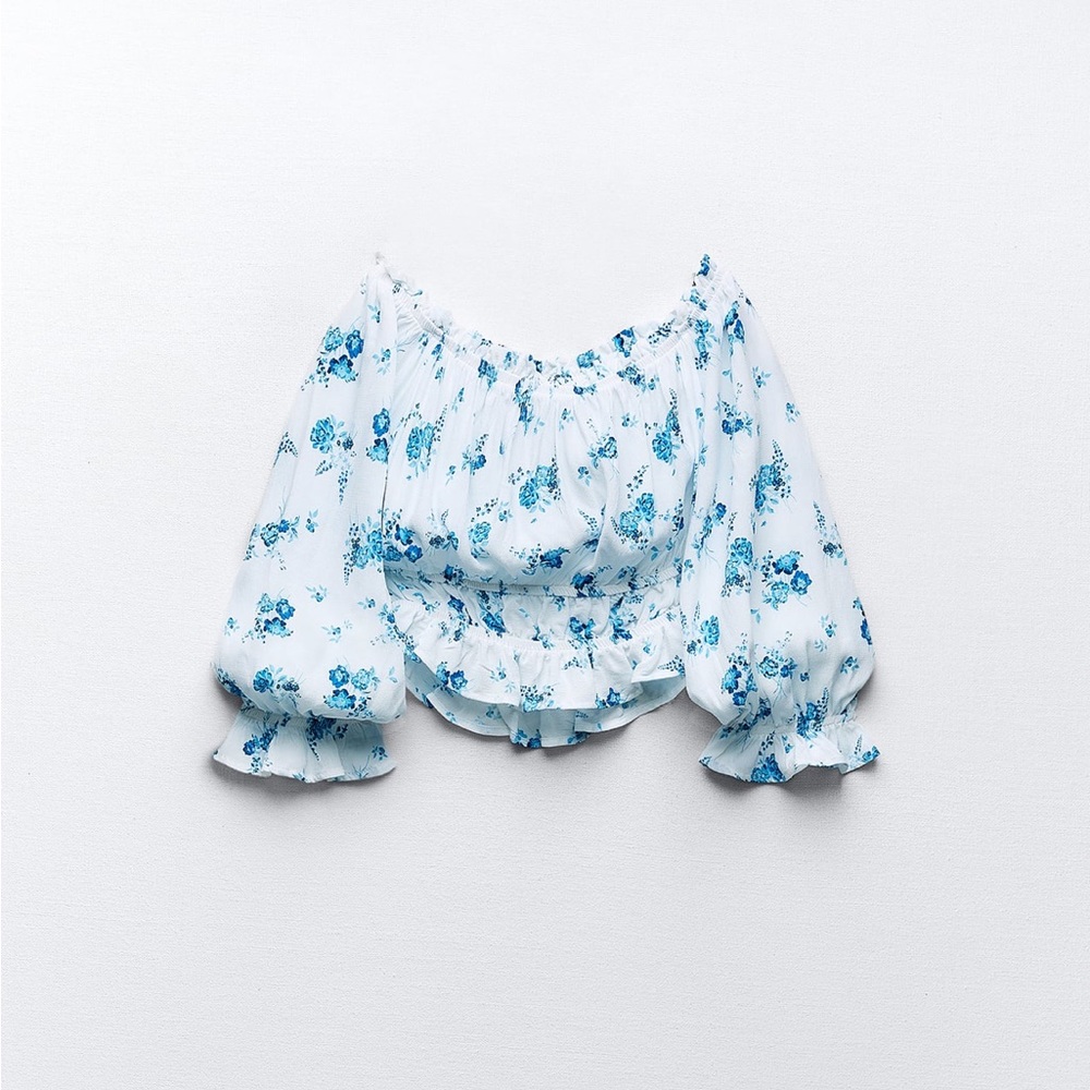 Zara floral print top NWT Multiple Sizes